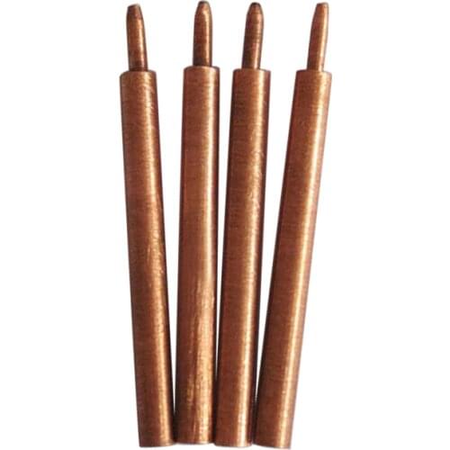 4pcs/lot welding pin copper soldering pin for battery spot welding machine 737g 787a 788h 709a 709ad, 797dh special welding pins