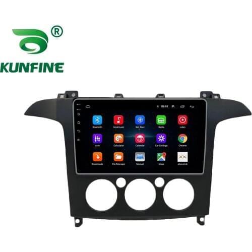 Car Radio For Ford S-MAX 2007-2008 MT AC Android 10.0 Octa Core Car DVD GPS Navigation Player Deckless Car Stereo Headunit