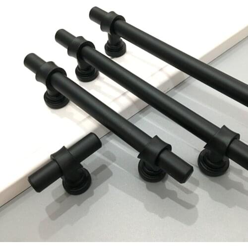 Blesiya Black Furniture Cabinet Cupboard Wardrobe Dresser Drawer Handle