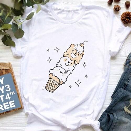 Kids Round Neck T Shirt Boys Girls Clothes Kids Dinosaur Ice Cream Funny Print Toddler Baby T Shirt Top 1189