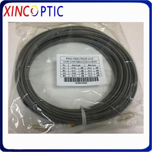 2core 50M Duplex Multimode Armored Patch Cord 2 cores 50M MM 50/125 OM1 OM2 3.0mm 2 fiber Optical Fiber Jumper Cable