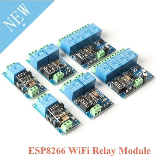 ESP8266 ESP-01 5V 12V 1 2 4 Way WiFi Relay Module Things Smart Home Remote Control Switch ESP01 WIFI Wireless Module Phone APP