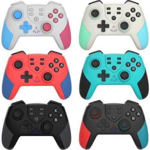 BT Game Controller Gamepad for Switch Pro NFC with Macro Programming Wake Up Vibration Function