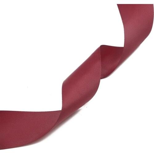 Burgundy Grosgrain Ribbons 7/10/15/20/25/38mm 5yard Satin Ribbon Lace DIY Gift Wrap Bow Wedding Party Decoration Sewing Supplies