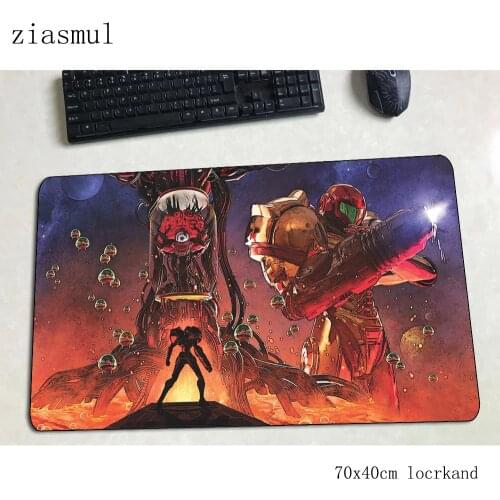 Metroid mouse pad cute Computer mat 70x40cm gaming mousepad large High-end padmouse keyboard games pc gamer desk
