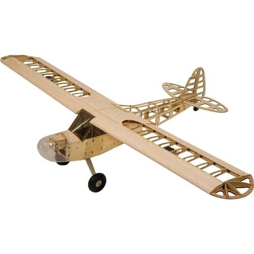 1.2M Wingspan Aircraft J3 Model Balsa Wooden Drone Plane Woodinas Model Aircraft Building Kits RC Drone Parent-child interaction