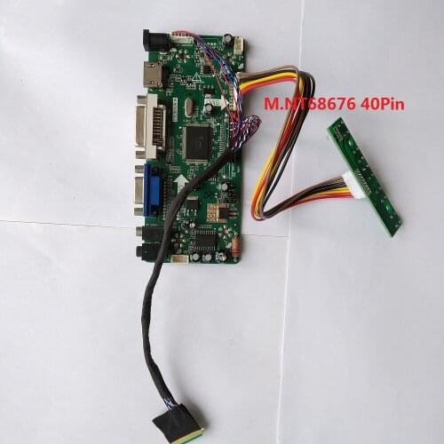 Kit for LP125WH2-SLB1 LVDS 40pin VGA DVI Monitor M.N68676 Controller board 1366X768 Panel Screen HDMI LCD LED DIY 12.5"