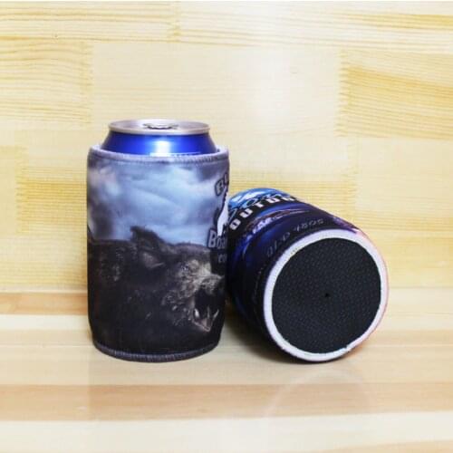 Small size 100pcs Beer Bottle Cans Neoprene Stubby Cooler Bags Insulated Ice Pack Gel Can Cooler Wedding Small Can Sleeve