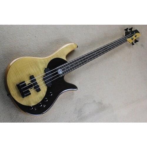 2019 New + Factory + 4 strings yin and yang bass guitar FODE Butteryfly Deluxe Electric bass guitar bolt on style bass guitar