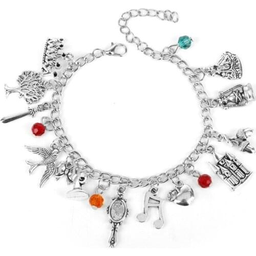 Once Upon a Time Jewelry Princess Bracelets for Women Charms Wristbands Bangles a Bracelet Gift