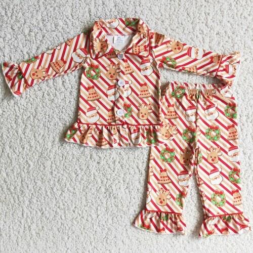Hot Sale Kids Designer Clothes Boys Pajamas Toddler Baby Girls Pajamas Sets Christmas Kids Pajamas Boutique Girls Sleepwear Boys