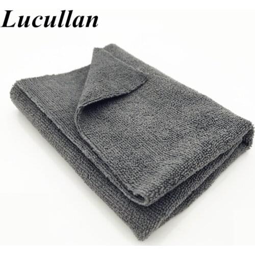 Lucullan Quality Basic Towel 40X40CM Edgeless Scratch Free 300GSM Microfiber Cloth For Coating, Waxing, Detailing and Wiping