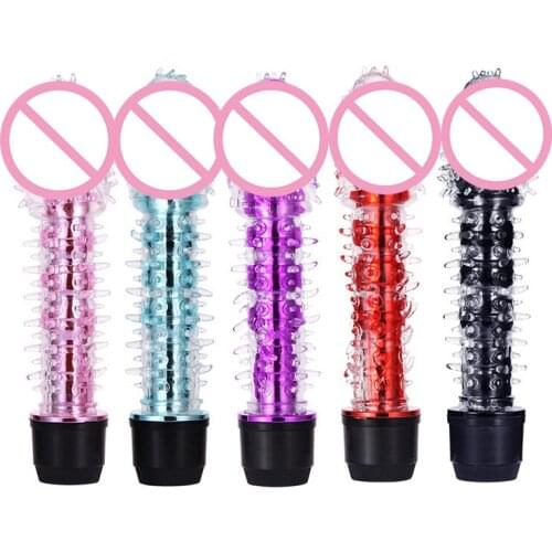 Silicone AV Mini G-Spot Vibrator,Powerful Bullet clitoral stimulation thorn finger condom, adult sex toys for women foreplay-30