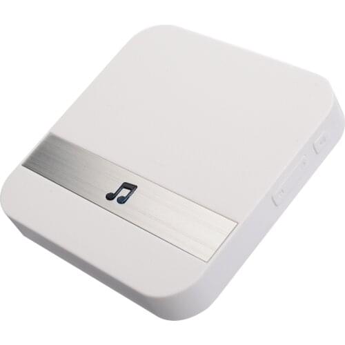 1Set 81*81*20mm White Intelligent Wireless WIFI Doorbell Dingdong Indoor Doorbell Receiver Matched Door Hardware Accessories