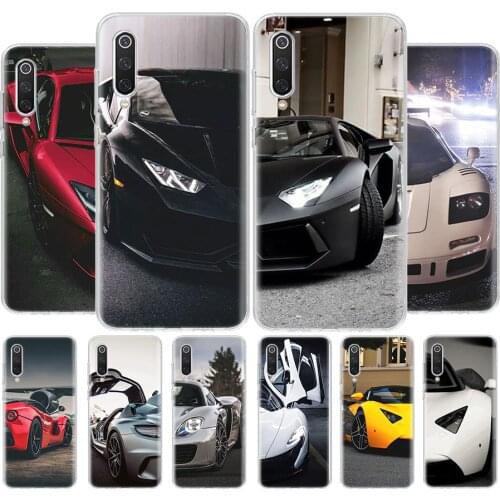 Super sports car cool Phone Case For Xiaomi MI 8 9 10 5X 6X A1 A2 A3 CC9E 9T NOTE10 Pro Lite Cover Coque soft Silicone TPU