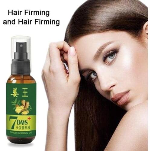 30ml 7 Day Ginger Germinal Serum Oil Natural Hair Loss Treatement Effective Fast Hair Growth Oil Hair Fiber Nutrition