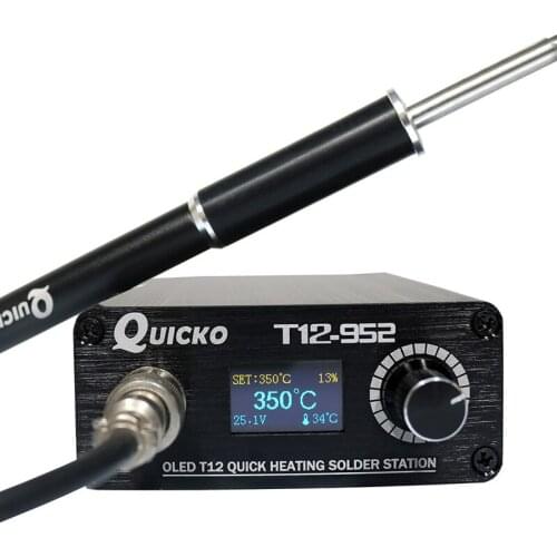T12-952 OLED digital soldering station high quality T12-M8 aluminum alloy repair handle with 1pc T12-K soldering iron tips