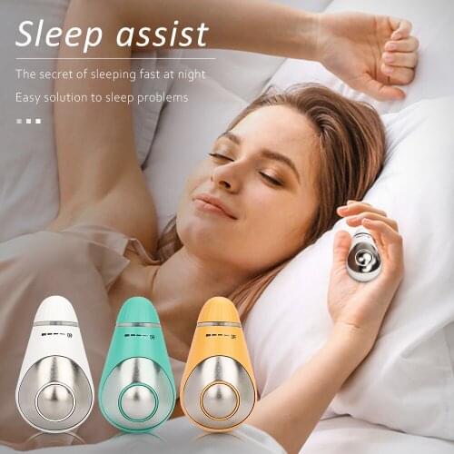 Usb Charging Microcurrent Sleep Aid Device Hand Holding Pressure Relief Instrument Fast Sleep Hypnosis Instrument Relax Massager