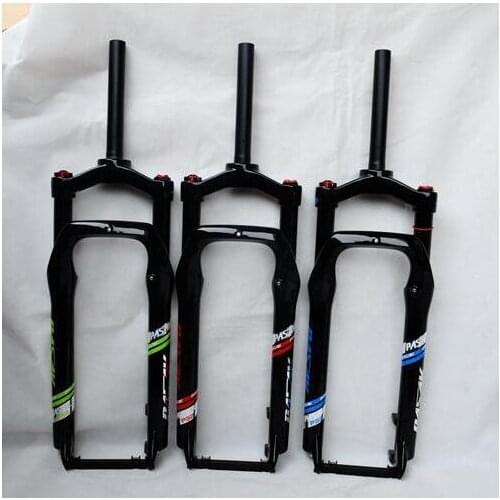 Brand New 20" Bike Fork for Fat tire Bicycle Snowbike 20"x4.0" Tire Oil Suspension for Disc Brake 120mm Travel 28.6mm Straight