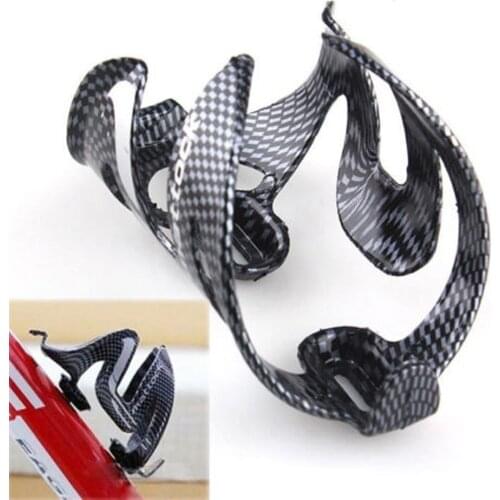 Cycling Bicycle Outdoor Carbon Fiber Bike Water Bottle Drinks Holder Cages Rack Adjustable Water Bottle Mountain Bike Mount
