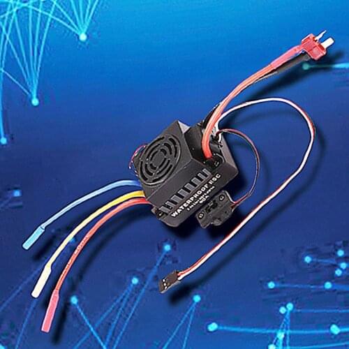 Waterproof 3650 3900KV Brushless Motor 60A ESC Combo Set for 1:10 RC Car Truck