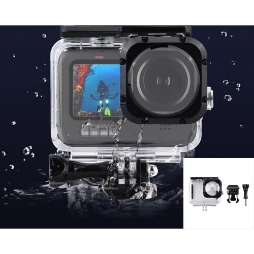 Waterproof Case for Gopro Hero 9 Max Action Camera Protective Cover Wide-angle Lens Underwater Protective Shell Accessories