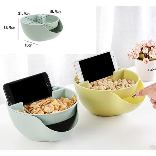 High Quality Creative Shape Bowl Perfect For Seeds Nuts And Dry Fruits Plastic Storage Box Newest Housekeeping Organizer