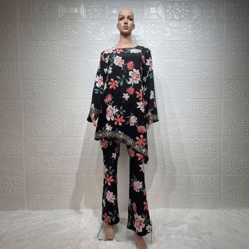 Marocain Kaftan Abaya Dubai Abayas For Women Caftan Turkey Islamic Arabic 2 Pcs Muslim Sets Robe Longue Ensemble Femme Musulmane