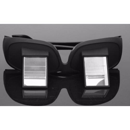 1pc Lazy Refractive Goggle Horizontal Reading TV Side View Glasses On Bed Lie Down,Bed Prism Spectacles Horizontal Lazy Glasses