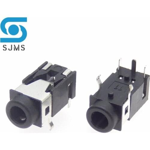 10PCS Headphone Jack Socket PJ-322 PJ322 5 Pin 3.5mm Two-channel Jack Socket 3.5 Audio Earphone Jack Connector