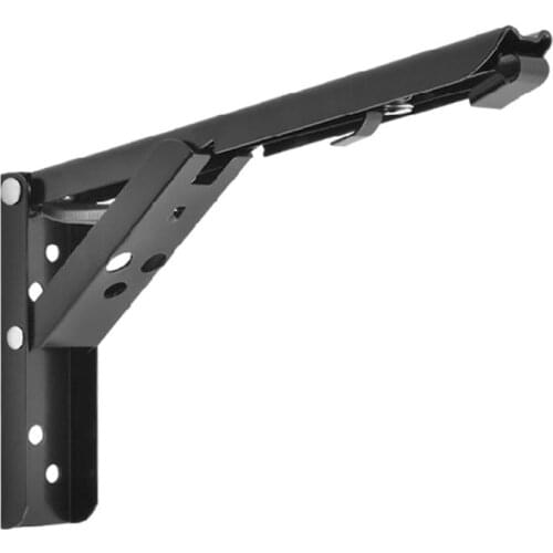 2Pcs Triangle Folding Bracket Adjustable Wall Mounted Table Shelf Heavy Duty Bench Support Furniture Hardware Accessory B0KB