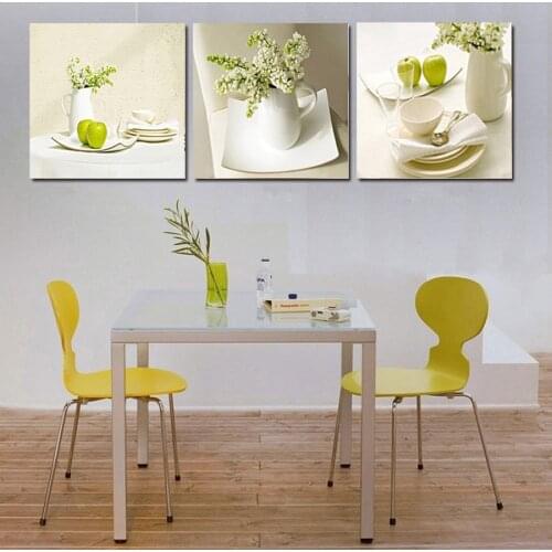 3 Piece Canvas Wall Art Modern Fruits Canvas Paintings Dinning Room Decorative Pictures HD Prints With Framed F-146