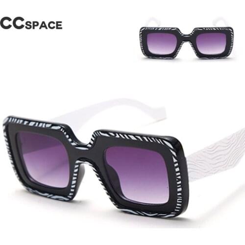 49965 Wide Leg Square Sunglasses Men and Women Fashion Brand Designer Sunshade Uv400 Retro Glasses