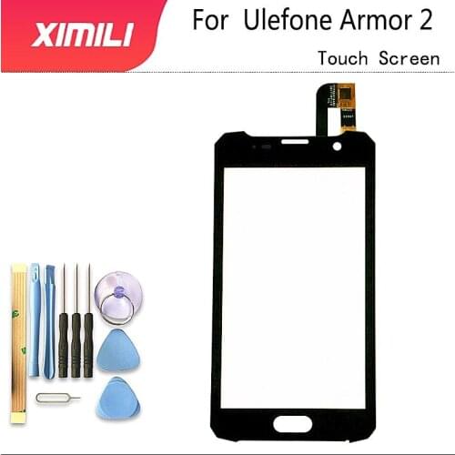 5.0 inch For Ulefone Armor 2 touch screen black color Digitizer glass panel Assembly Replacement Ulefone Armor 2 cell phone
