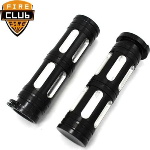 1" 25mm High Quality CNC Aluminum Grips Motorcycle Handlebar Hand Grips For Harley Sportster XL 883 1200 48 72 Cruiser Custom