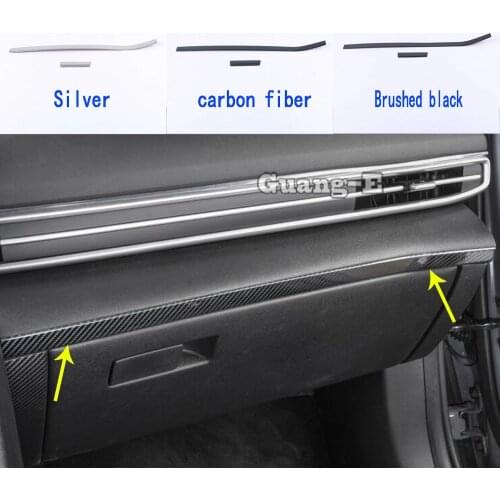For Hyundai Elantra Avante 2021 2022 Car Sticker Inner Cover Trim Stainless Steel Middle Console Control Auto Interior Part 2pcs
