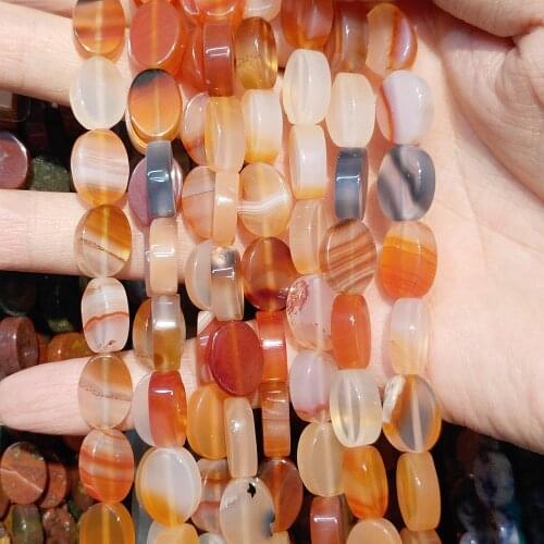 Natural Stone Crystal Loose Beads Beaded Lapis Lazuli 10*14mm Oval Egg-shape for Jewelry Making DIY Bracelet Necklace Parts 15