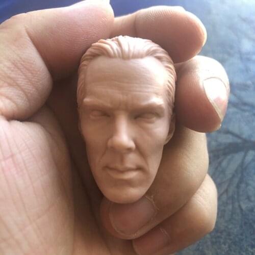 Blank 1/6 Scale The Imitation Game Benedict Cumberbatc Head Sculpt Unpainted Fit 12" Figure