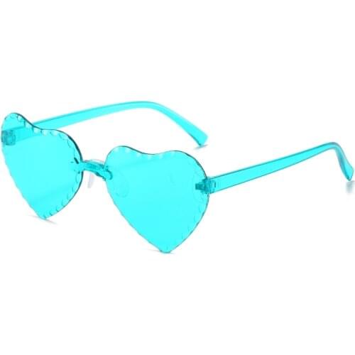 Heart Kids Sunglasses Children Retro Cute Cartoon Pink Sun Glasses Frame Girls Boys Baby Eyeglasses Fashion New Trends 2021