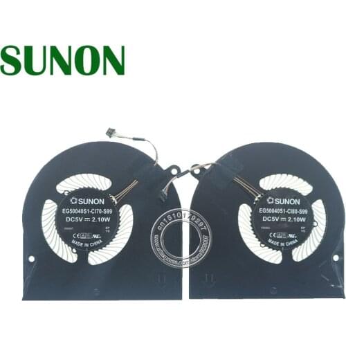 EG50040S4-CI70-S99 EG50040S4-CI80-S99 DC5V 2.10W 4PIN for Razer Blade Stealth 13 Late 2019 GTX 1650