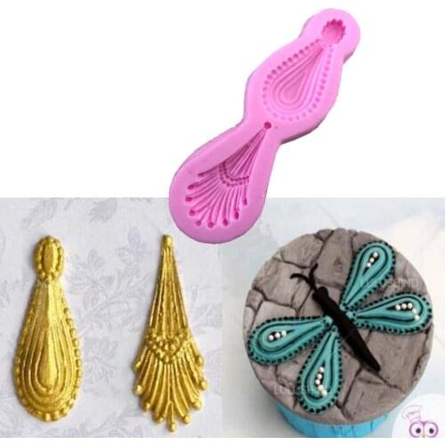 European Decorative Lace Cake Mold, Silicone Sugar Turning Decoration Tool Diyb058