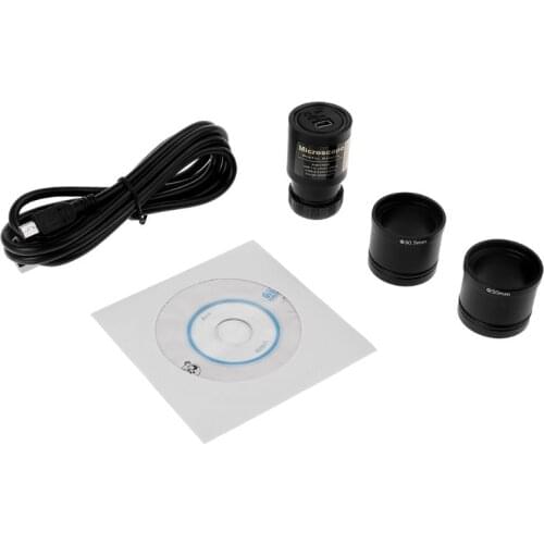 HD CMOS 2.0MP USB Electronic Eyepiece Microscope Camera Mounting Size 23.2mm with Ring Adapters 30mm 30.5mm