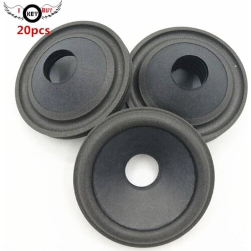 I KEY BUY Wholesale 20pcs/lot 3 Inch Tweeter Speaker Foam Edge Paper Cones DIY Repair Parts 75mm diameter 20mm Core 14.5mm High