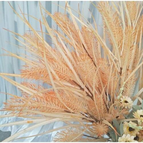 20pcs 100cm Artificial Setaria viridis Branch Plant Wall For Flower Arrangement Props Wedding Bouquet Home Bar Hotel Decoration