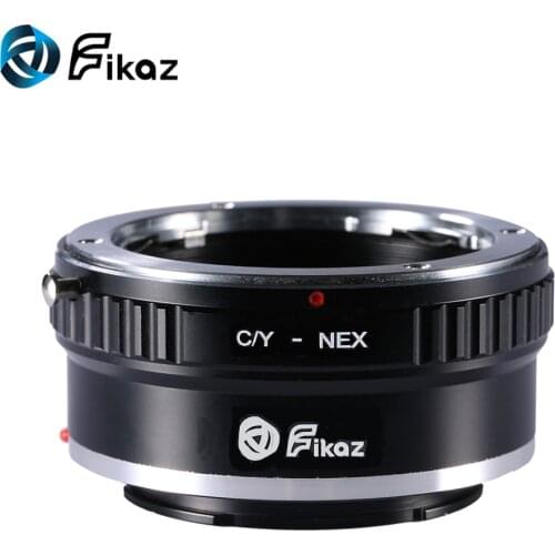 Fikaz C/Y-NEX Camera Lens Mount Adapter Ring For Contax Yashica C/Y CY Lens to Sony NEX E-Mount NEX NEX3 NEX5 NEX7 Camera Body