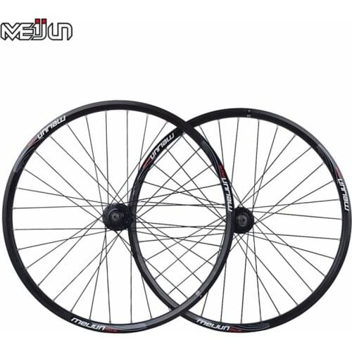 Meijun Mountain Bike Bicycle 26-Inch 32-Hole Quick Release Disc Brake Wheel Double-Layer Aluminum Ring Rotary WheelSet