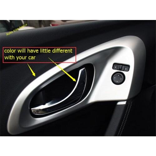 Lapetus Matte Interior Refit Kit Inner Handle Bowl Cover Trim For Renault Kadjar 2016 2017 2018 ABS Auto Accessories