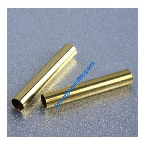 Copper Tube Conntctors Tubes jewelry findings 2.5*15mm ship free 8000pcs copper tube Spacer beads