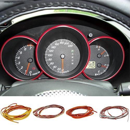 Fashion Styling Mouldings Universal Auto Chrome Car Accessories 3M Interior Exterior DIY Molding Decoration Trim Strip