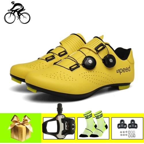 Road Bike Shoes Men Women SPD-SL Pedals Outdoor Sapatilha Ciclismo Self-locking Breathable Athletic Bicycle Racing Sneakers